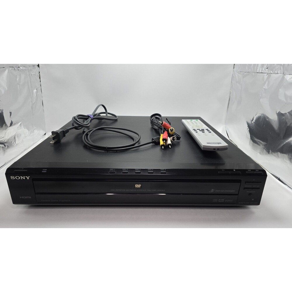 Near Mint Tested Sony DVP-NC85H HDMI 5-Disc Changer DVD/CD Player + Remote